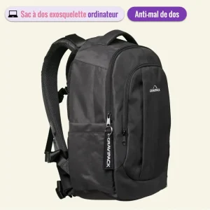 Sac à dos exosquelette télétravail pro Bizzy Gravipack anti-mal de dos
